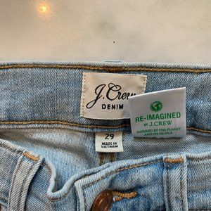 J Crew Light Wash High Rise Skinny Jean
